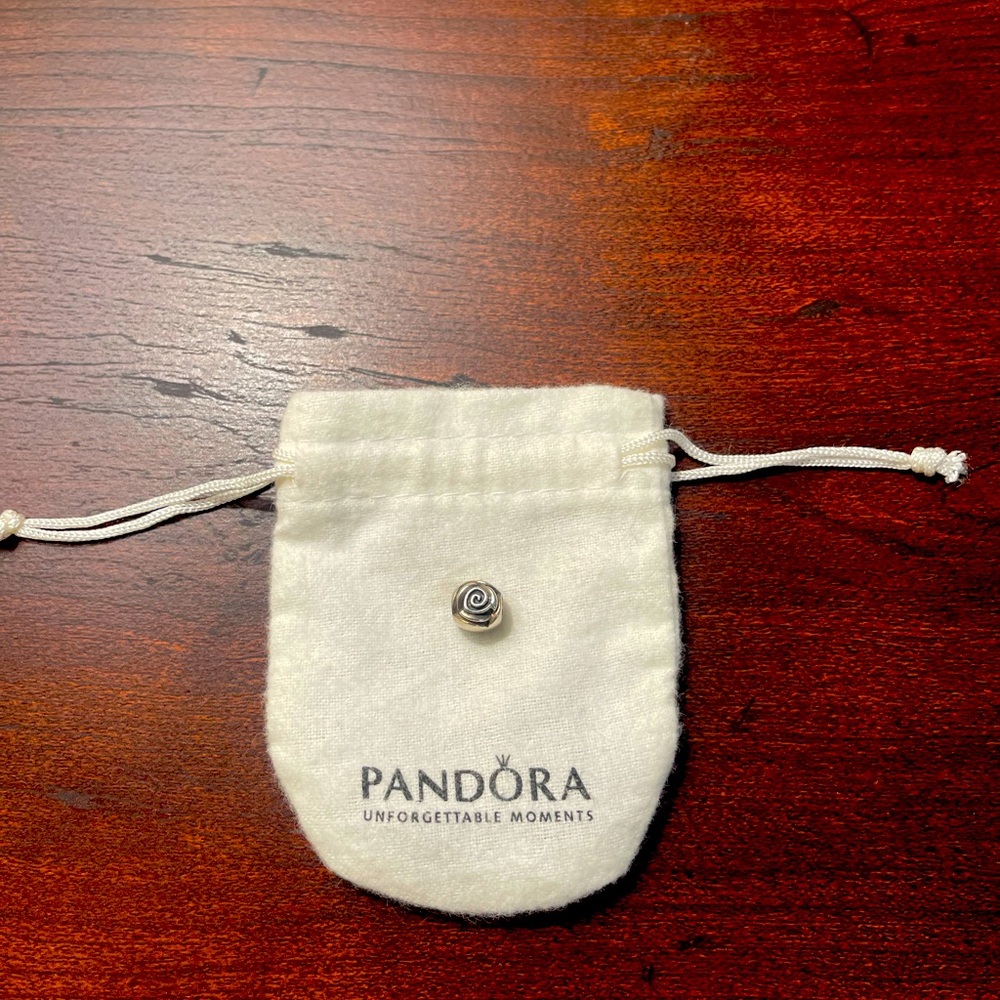 Authentic Pandora rosette charm